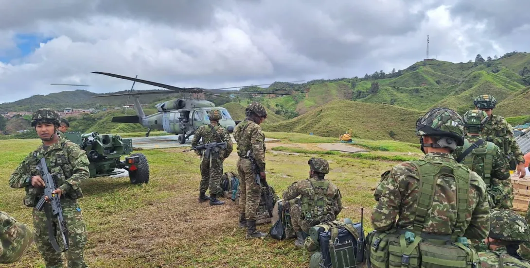 Así fue la llegada de 200 militares al Nordeste antioqueño.