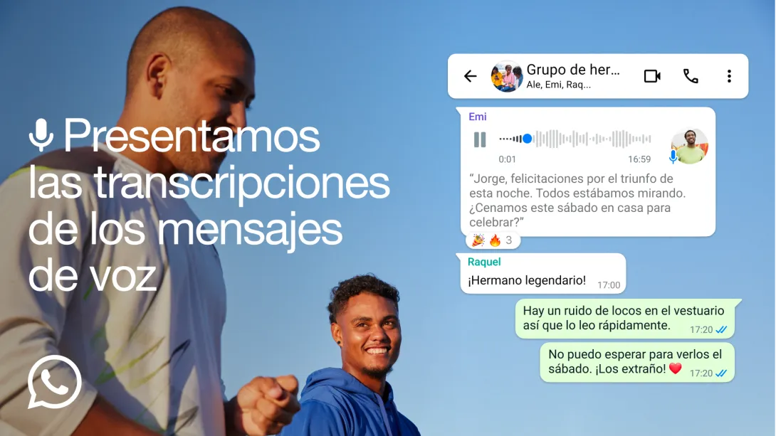 WhatsApp introduce las transcripciones de mensajes de voz, una nueva herramienta para leer audios sin necesidad de escucharlos.