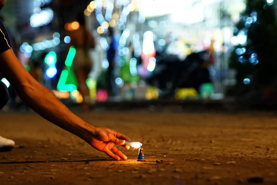 Reportan varias personas quemadas con pólvora en Antioquia.