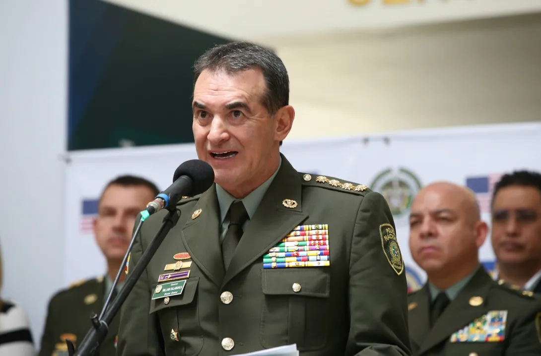 Director General de la Policía, general William Salamanca.