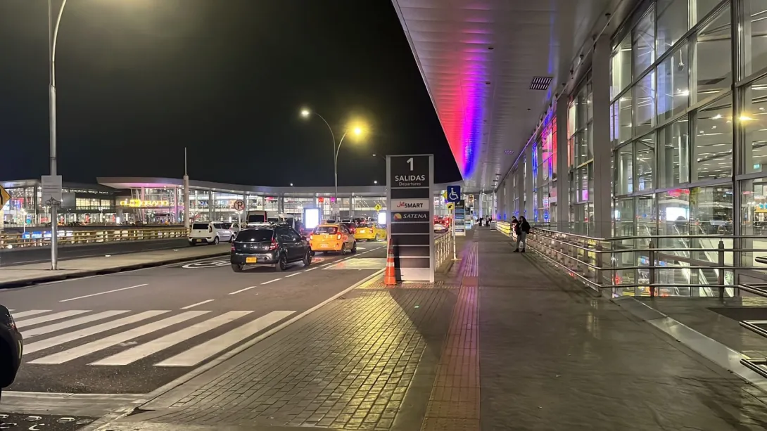 Aeropuerto El Dorado de Bogotá.