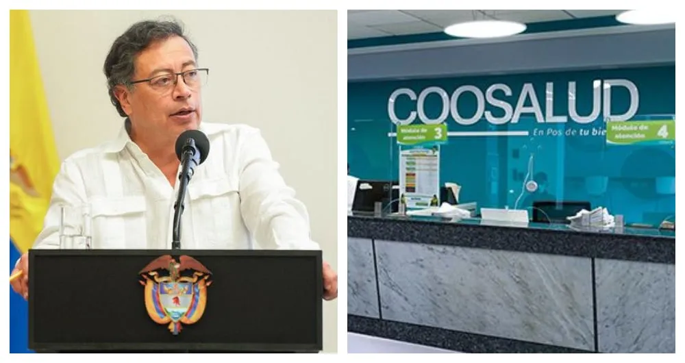 Gustavo Petro y Coosalud.