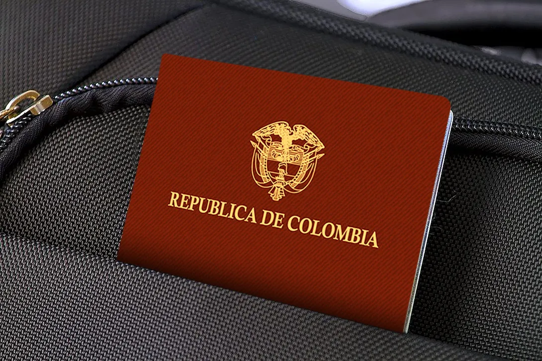 Pasaporte colombiano.