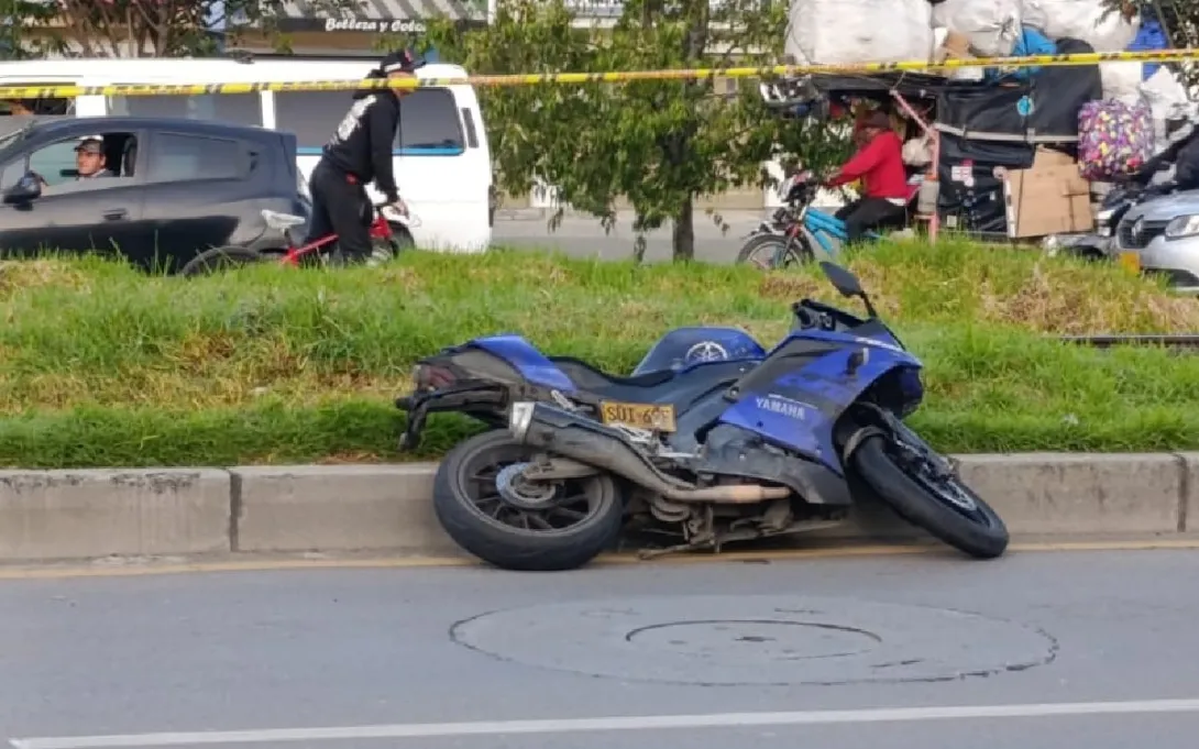 El accidente se registró en la madrugada de este sábado en el norte de Bogotá.