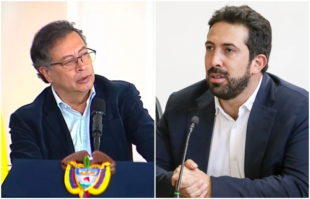 Gustavo Petro y Diego Guevara.