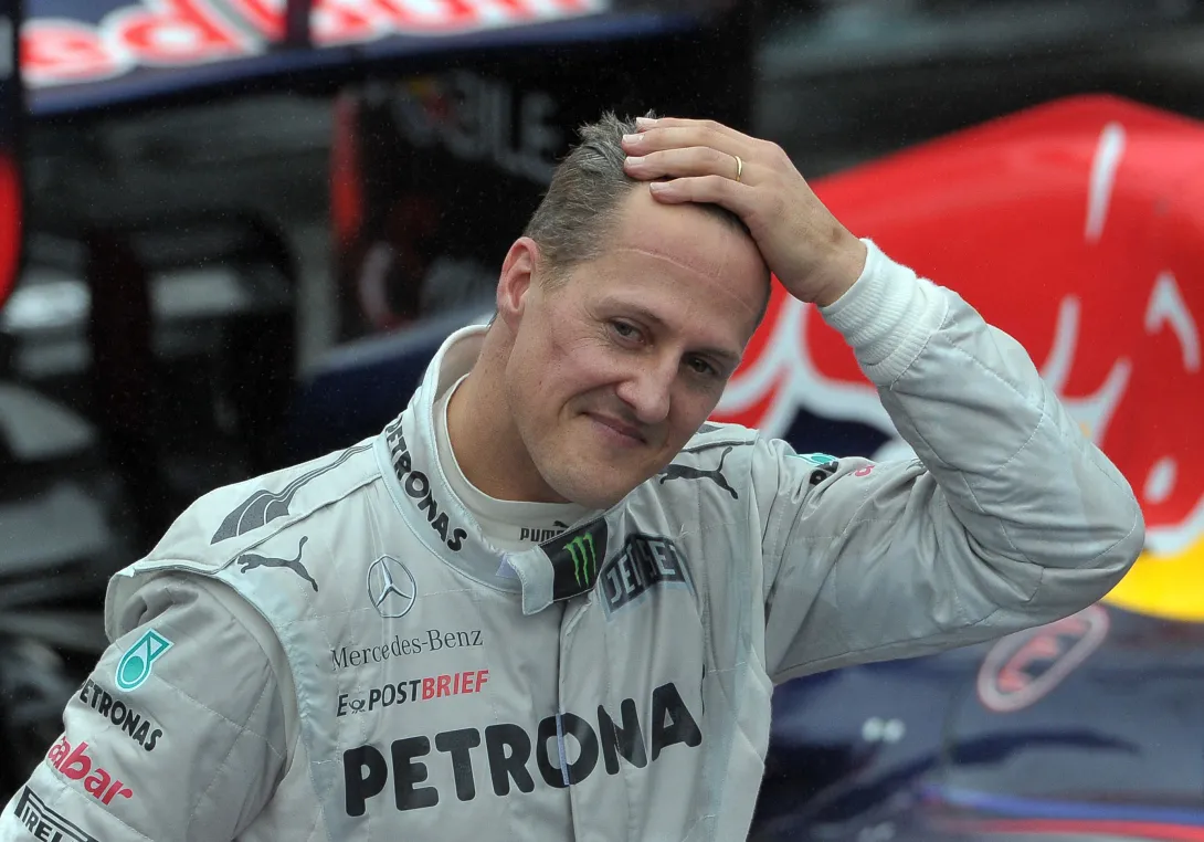 Michael Schumacher, piloto alemán.