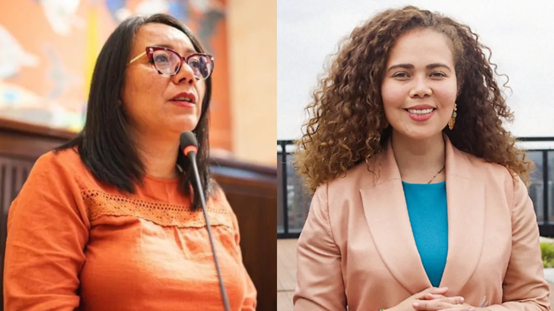 Alexandra Vásquez y Yesenia Olaya.