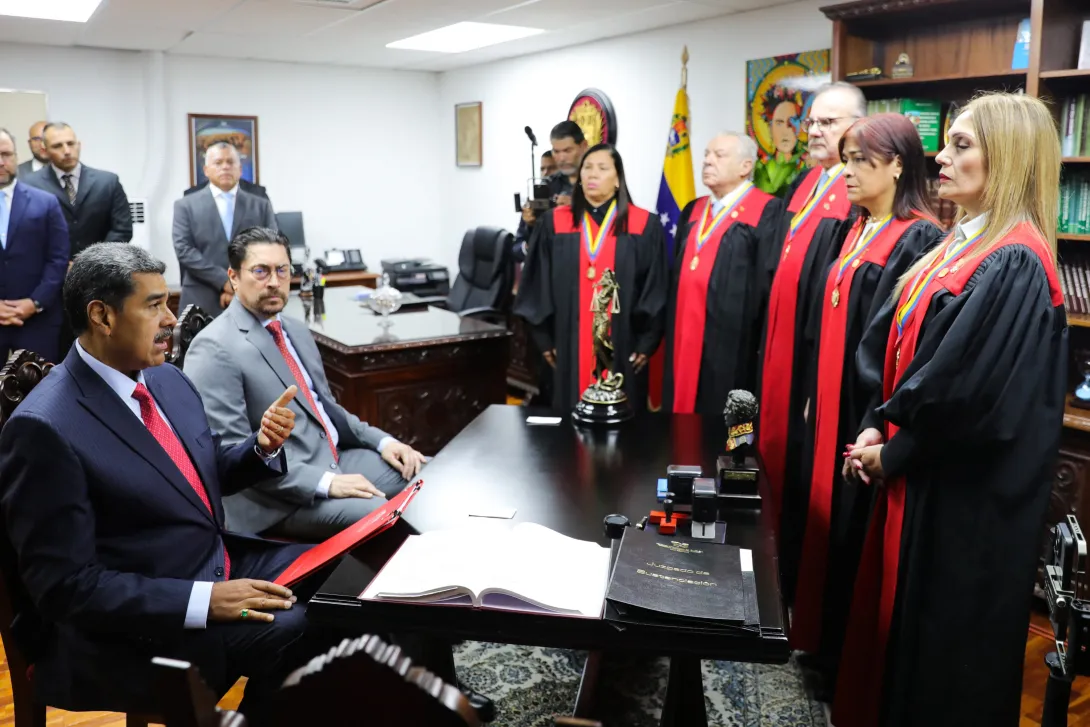 Miembros del Tribunal Supremo Electoral de Venezuela.