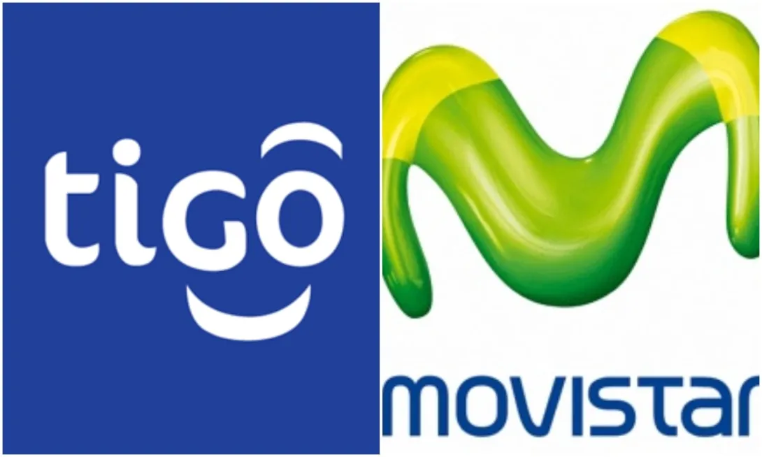 Tigo y Movistar.