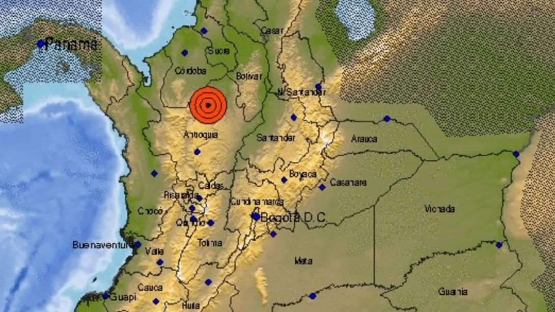 Temblor en Medellín