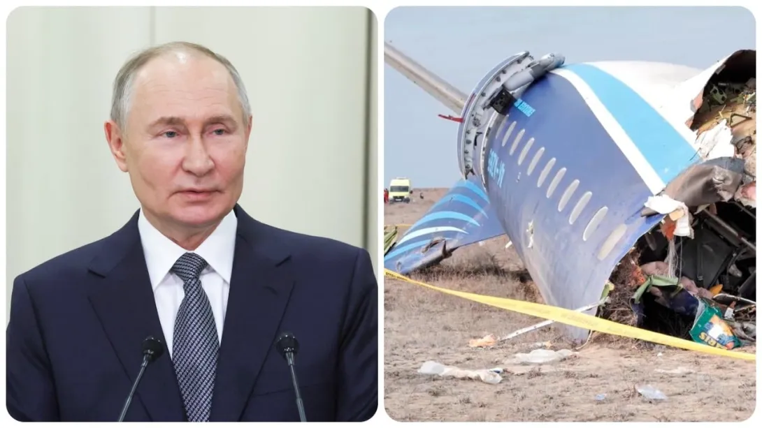 El presidente de Rusia, Vladímir Putin, ha pedido perdón a su homólogo azerí, Ilham Aliyev, porque el siniestro del avión Embraer 109 de Azerbaijan Airlines ocurrió en territorio ruso.