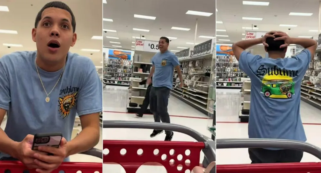 Video viral en TikTok: joven puso prueba de embarazo en carro de mercado y puso a saltar a su novio, que pensaba en 'Baby shower'