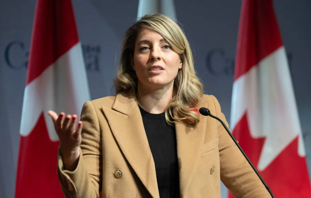 Mélanie Joly, ministra de Asuntos Exteriores de Canadá.