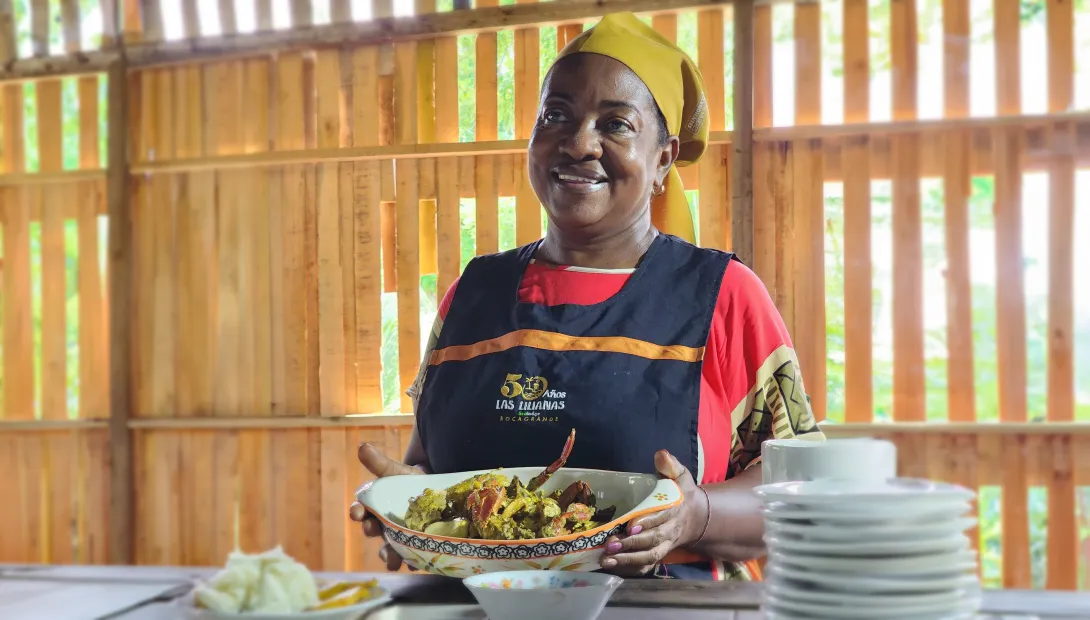 La tumaqueña Gladys Prado figura en la lista de  las diez primeras cocineras tradicionales de Colombia.