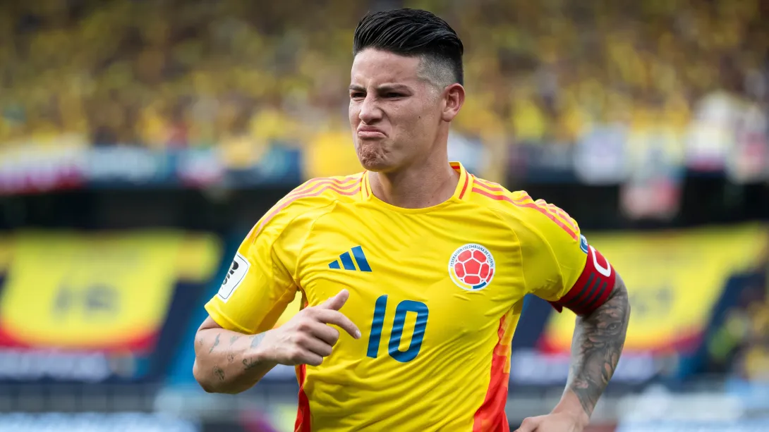 James Rodríguez, capitán de la Selección Colombia.