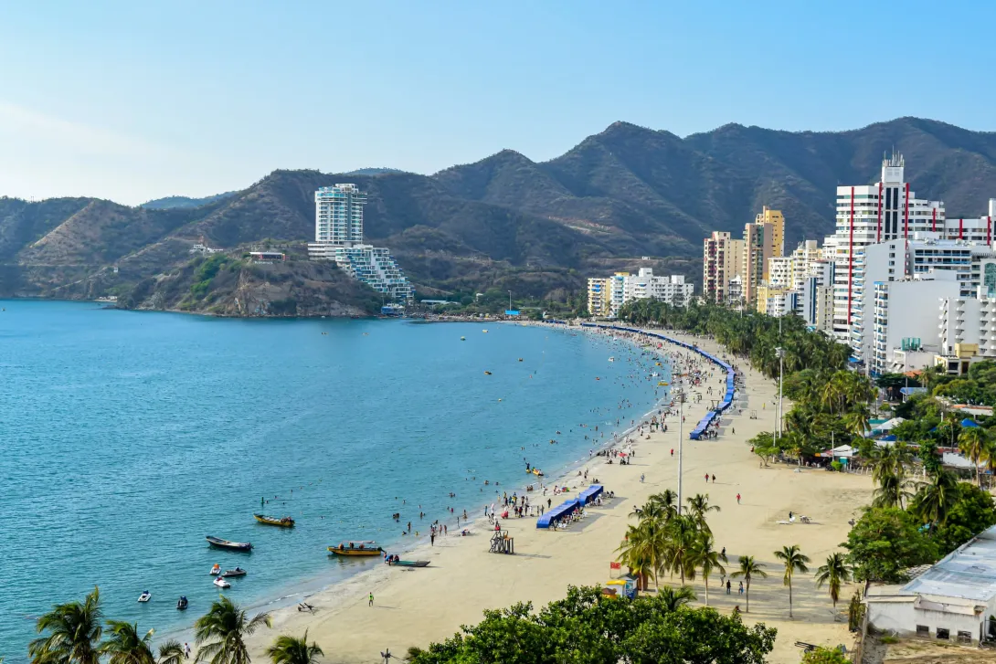 Las playas son uno de los grandes atractivos de Santa Marta.