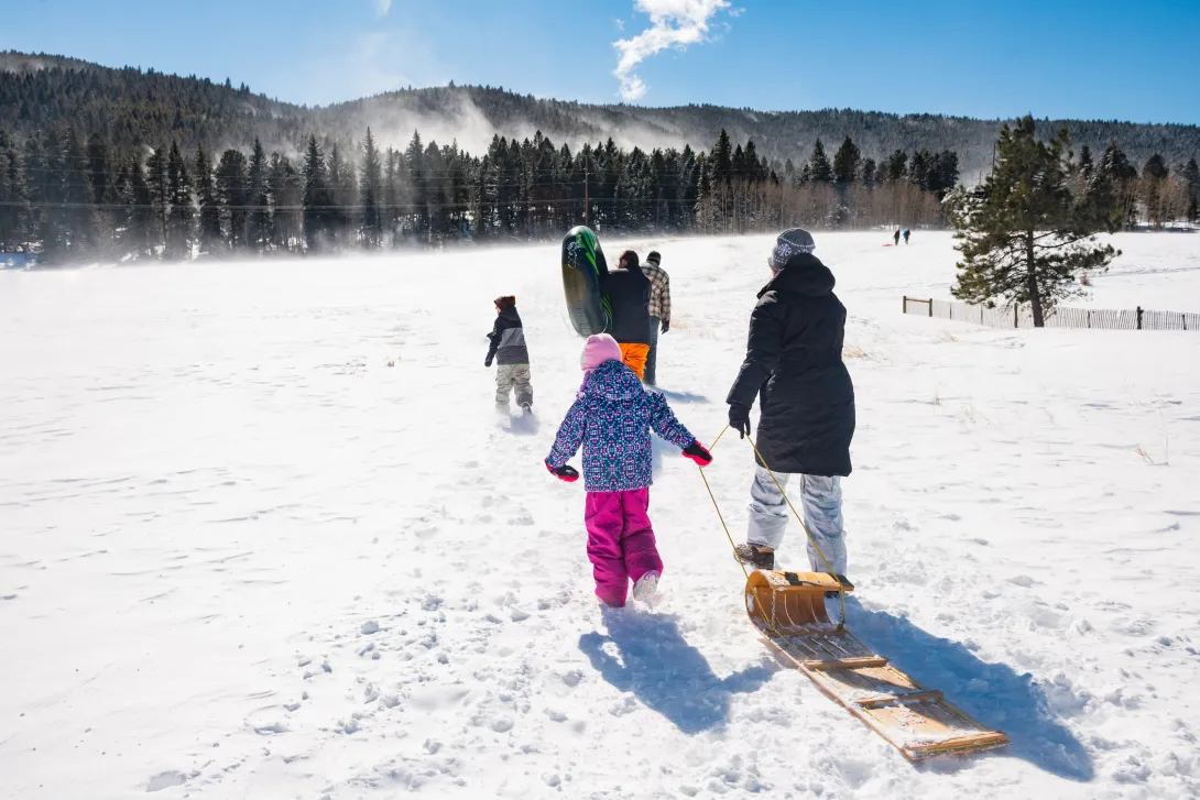 Lugares para disfrutar la nieve en Estados Unidos en compañía de los niños.