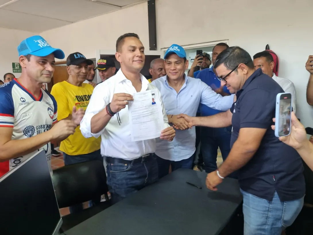 Juan Carlos García, candidato de la coalición entre el Partido Conservador, Cambio Radical y La U.