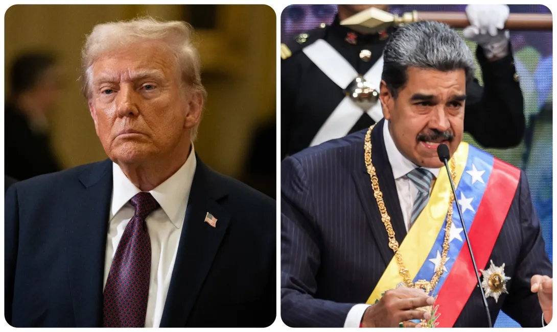 Donald Trump y Nicolás Maduro.